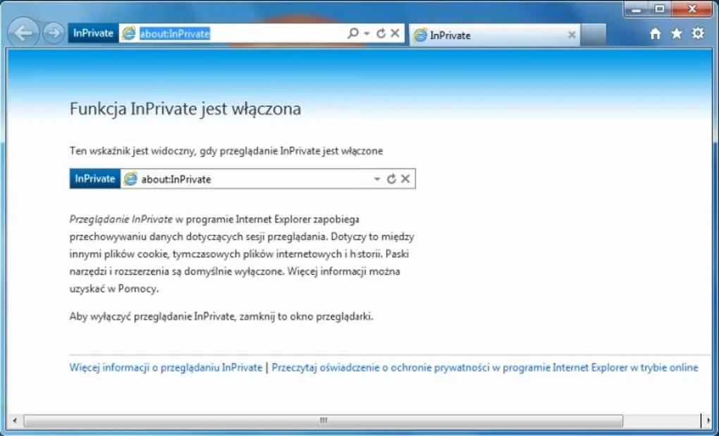 Internet Explorer 9 — skärmbild 1